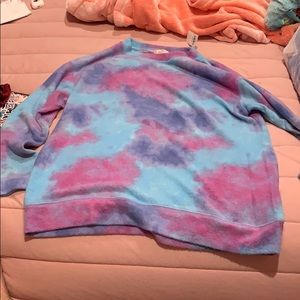 Hollister colorful crew neck sweater